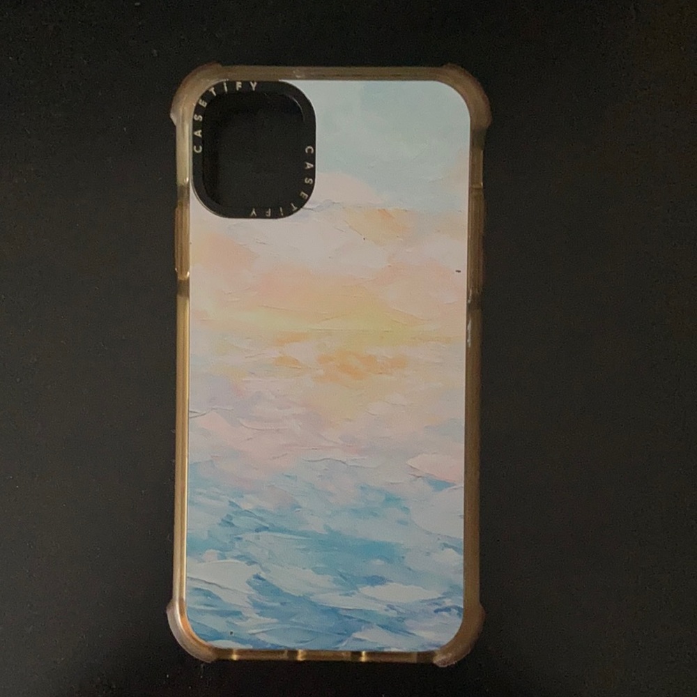 casetify phone case for iPhone 11 - abstract sunrise/sunset